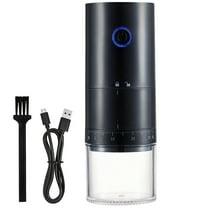 USB Rechargeable Electric Coffee Grinder, Ceramic Burr Electric Coffee Bean Grinder, Portable Coffee Bean Mill with Adjustable Grind Settings, Quiet Operation Automatic Coffee Grinder