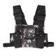 thumbnail image 2 of Tela verde marino Unisex correa de hombro ajustable chaleco táctico bolsa de almacenamiento mochila para equipo Walkie Talkie, 2 of 8