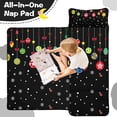 thumbnail image 4 of Black Christmas Ornament Pattern Toddler Nap Mats for Kids Preschool,50"x20" Sleeping Mat Bag or Kids,Toddler Sleeping Bag,Toddler Nap Mat or Daycare, 4 of 6