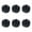 Black, variant on 6Pcs Random Color Protein Shaker Sphere for Efficient Blending in Shake Cups Sturdy Plastic Mixing Sphere