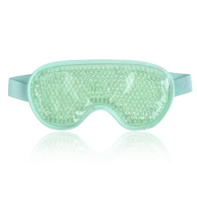 Mascarilla refrescante para ojos, reutilizable, para ojos fríos, gel de terapia de frío caliente, para ojos hinchados, ojeras, ojos secos y migrañas