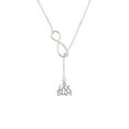 thumbnail image 2 of Delight Jewelry Silvertone LAX BUM Silver tone Elegant Infinity Lariat Necklace, 2 of 4