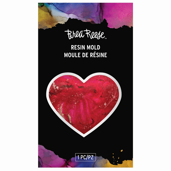 Resin Heart Mold, Silicone Casting Mold for DIY Jewelry, Ornaments, Pendants, Crafts, Compatible with Epoxy, UV Resin, Easy Release, Reusable for Art Projects, Handmade Gift Making