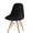 Black, variant on High Elasticitys Chair Slipcovers Dining Chair Covers Kitchen Hotel Milk Silk Shell Chair Covers Seat Covers