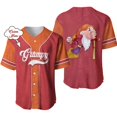 thumbnail image 3 of Angry Maillot de Baseball Grumpy Dwarf Motifs Rayures Rouges Disney T-shirt de Baseball 3d Disney T-shirt de Baseball Décontracté, 3 of 4