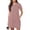 *Khaki, variant on ClodeEU Women's Solid Color Short Sleeve Crewneck Dress with Pockets ,Casual Summer Loose Midi Dress Black,Womens Plus XXL