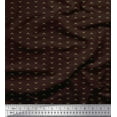 thumbnail image 1 of Soimoi Brown Cotton Duck Fabric Geometric Arrow Tribal Printed Fabric 1 Yard 56 Inch Wide, 1 of 3