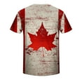 thumbnail image 5 of Nrmvnmi Canadian Flag Shirt Women Men Maple Leaf Canada Day T-Shirt Mothers Day Gifts, 5 of 5