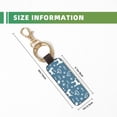 thumbnail image 3 of Wukai Poodle Dog Print Leather Car Keychain, Universal Key Fob Keychain, Leather Key Chain Holder for Men and Women,360 Degree Rotatable, 3 of 5