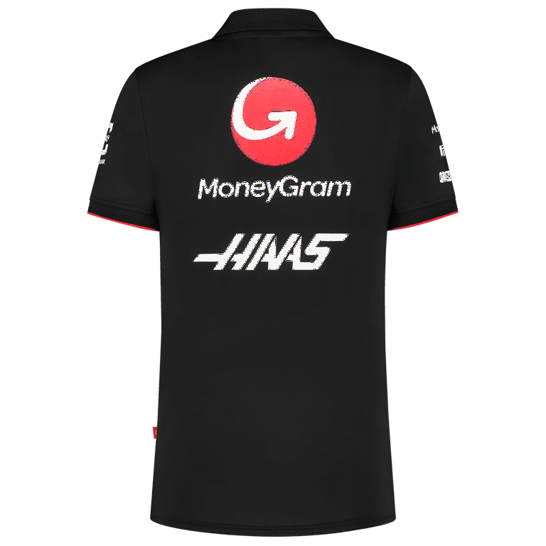 Haas Racing F1 Women's Team Fitted Polo Shirt Black