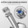 thumbnail image 6 of Grease Gun Coupler, Grease Gun Tips, Grease Gun Accessories, Leak Proof Design Double Handle Grease Nozzle, Compatible with NPT Grease Guns, 6 of 8