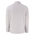 thumbnail image 3 of Men's-Cutter & Buck  Gray Toronto FC Hunts Point Eco Textured Fleece Recycled Quarter-Snap Top, 3 of 3