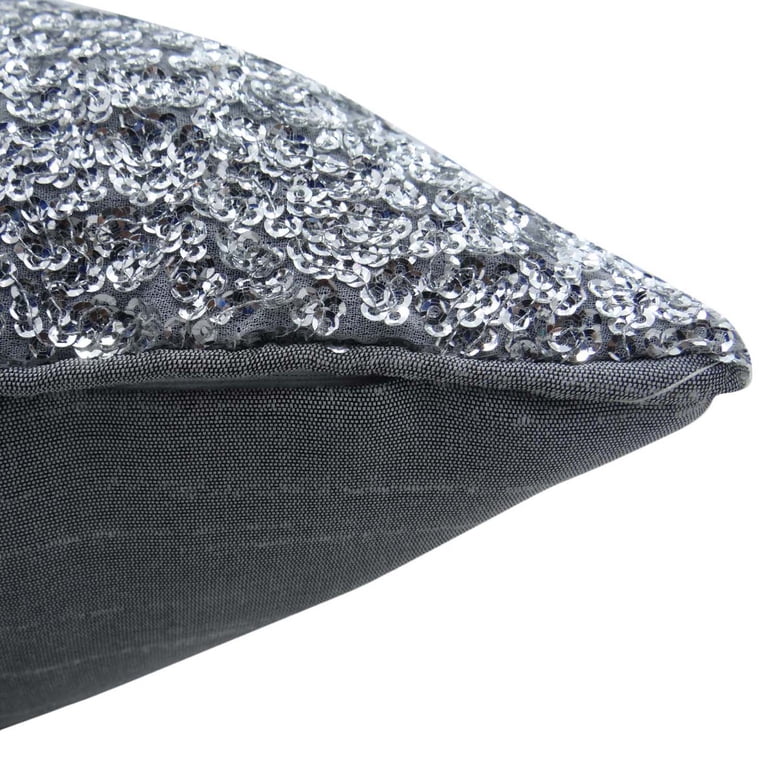 S4Sassy decorativo Grigio federa stampa floreale Cuscino