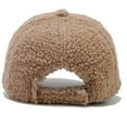 thumbnail image 5 of TELOLY 2026 New Fuzzy Sherpa Baseball Caps for Women Teddy Fleece Hip Hop Ball Caps Solid Color Warm Winter Adjustable Travel Hats, 5 of 7