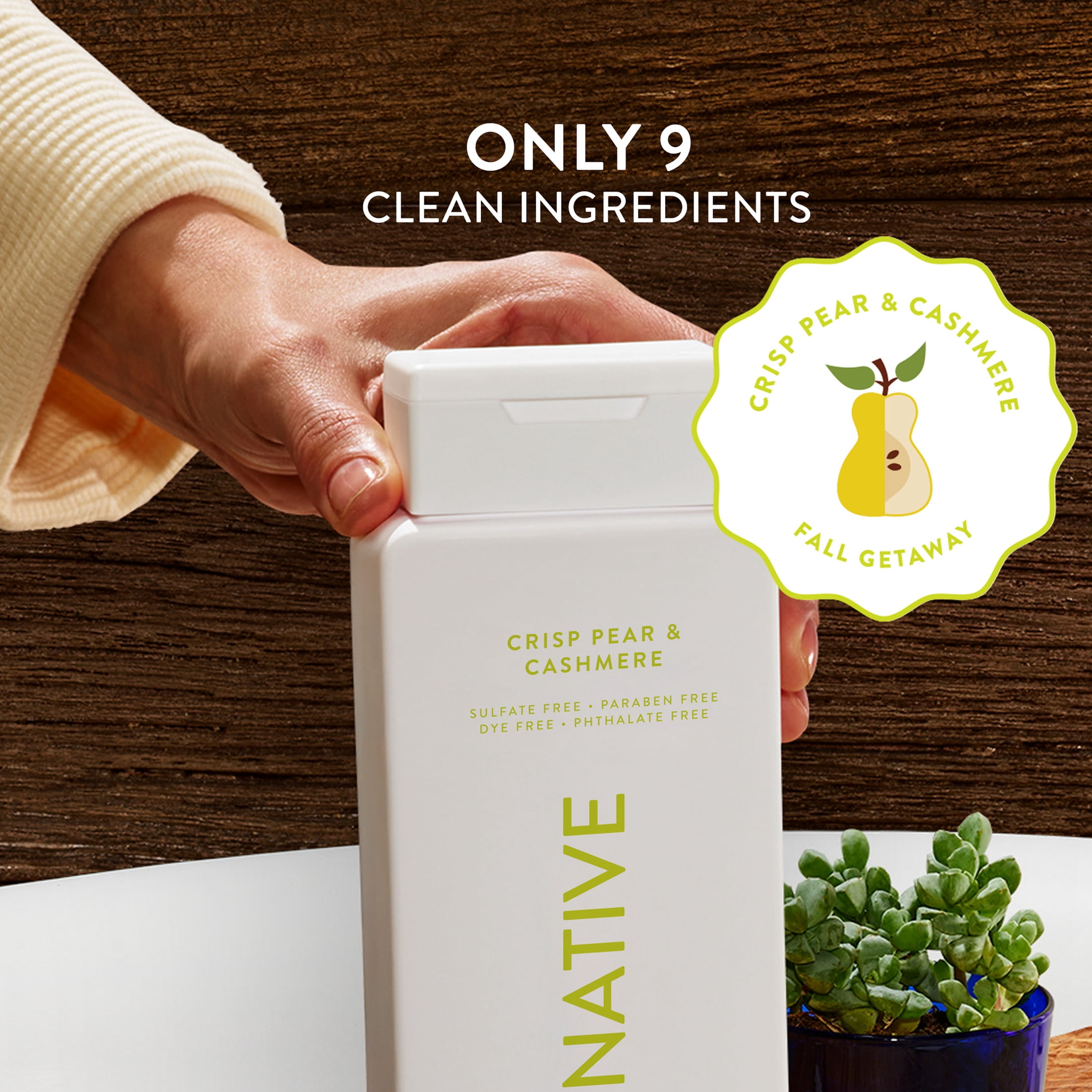 Native Limited Edition Crisp Pear & Cashmere Body Wash 18 fl oz