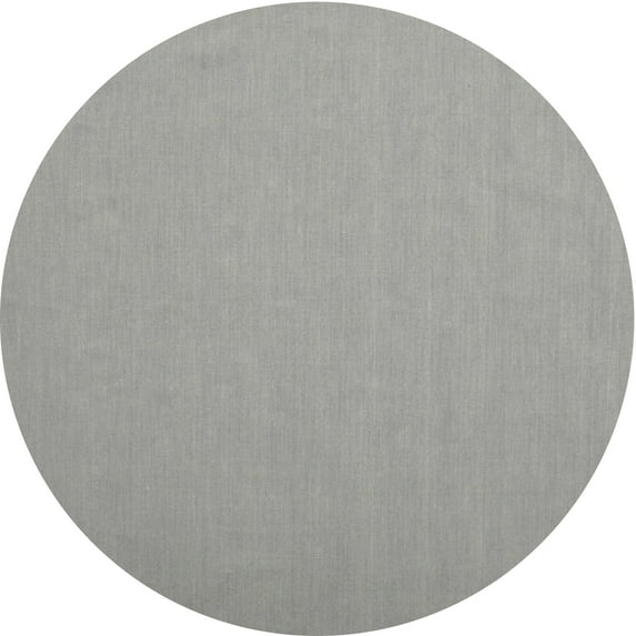 Ahgly Company Machine Washable Indoor Round Contemporary Dark Goldray Area Rugs, 3' Round