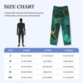 thumbnail image 4 of Naloa Green Gold Glitter Pajama Pants Men, PJ Bottoms, Sleep & Lounge Pants-XX-Large, 4 of 6