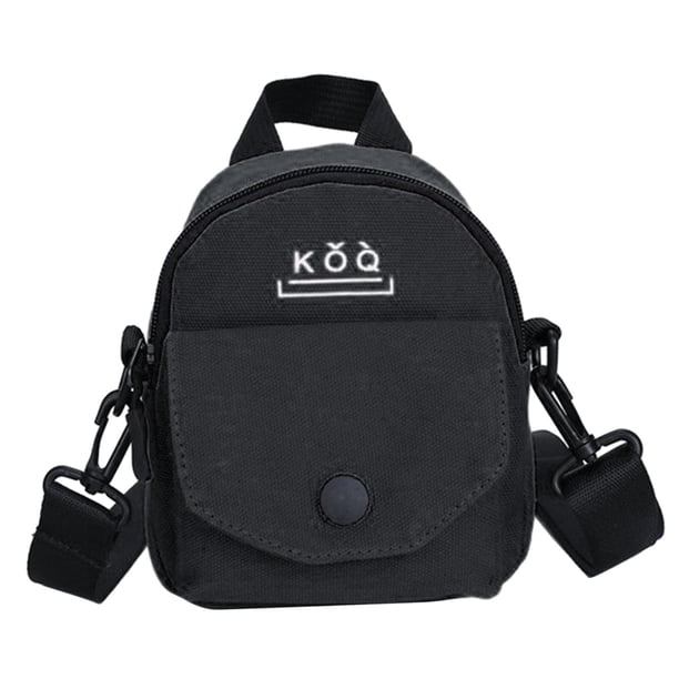 Bolso de lona para teléfono de mujer, elegante bolso bandolera para guardar cosas, ideal para fiestas navideñas. Negro