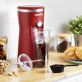 thumbnail image 3 of Gourmia Iced Coffee Maker with 25 fl oz. Reusable Tumbler, Red, 3 of 11
