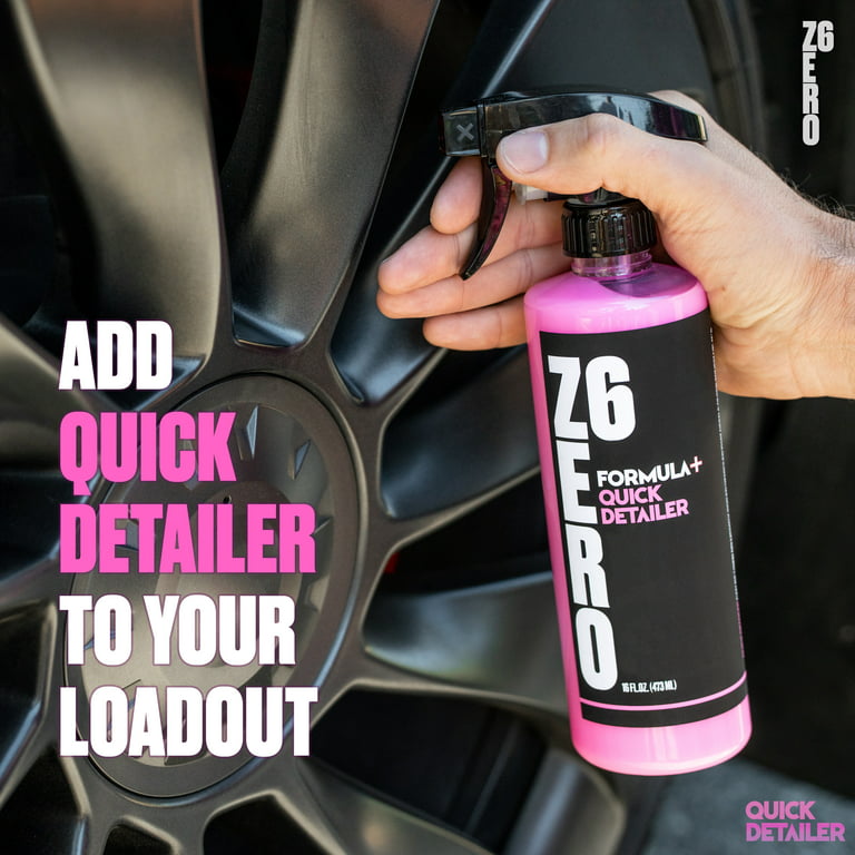 Zero Six Chemicals Quick Detailer Spray Wax For Car Detailing - Quick Easy  & Safe Carnauba Liquid Car Wax Spray For Hyper Gloss Protection - Rich &  Premium Forumula For Multi Surface