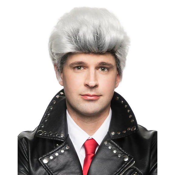 Carlos de Vil Color Black & White Son of Cruella Descendants Isle Lost Cameron Mens Peluca Carl Villain Boyce Bundle Maxwigs Wig Care Guide