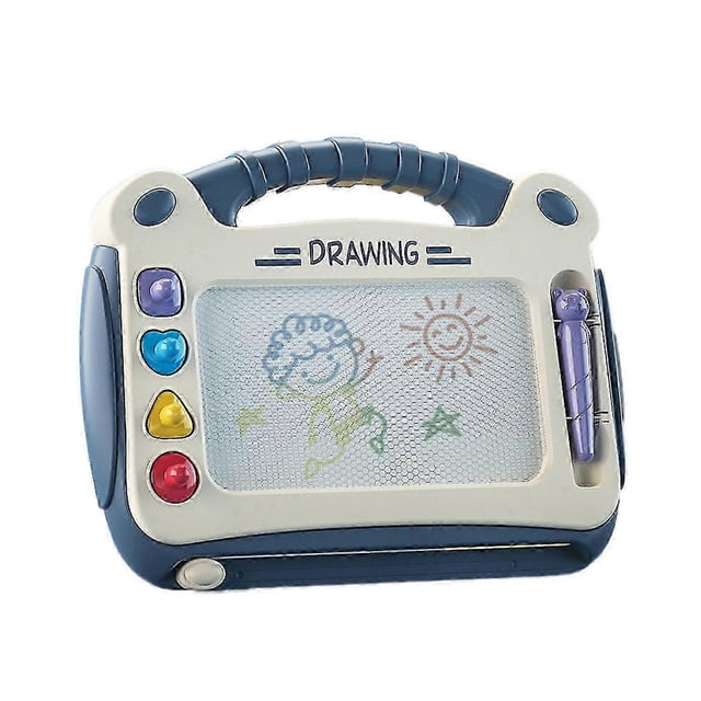 Kids Magnetic Doodle Board With Magnetic Pen + 4 Stamps Early Educational Toys Gifts