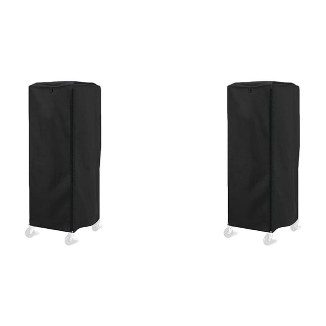2X Bun Pan Rack Cover,High Density Waterproof and Dustproof Bread Rack Cover,23 X 28 X 64Inch,Bakery Single Rack Covers