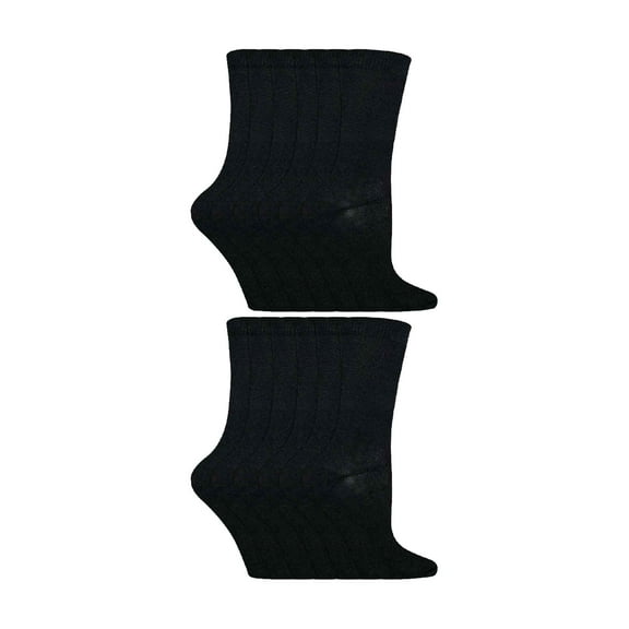 12 Pairs Kids Cotton Colourful Casual Socks | Sock Snob | Plain Dress Socks for Boys & Girls