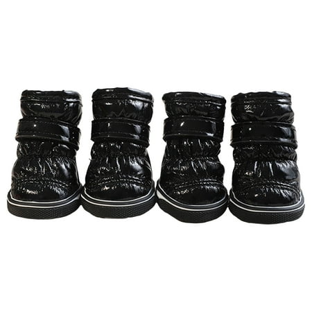 Lolynie Pet Dog Shoes Waterproof Winter Dog Boots Socks Anti-Slip Puppy Cat Rain Snow Booties Footwear For Small Dogs Chihuahua