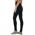 thumbnail image 5 of ToBeInStyle Women's Medium Weight Classic Breathable Cotton Legging - Black - 3X-Large, 5 of 7