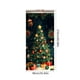 thumbnail image 3 of Adornos navideños, regalos navideños, cubierta de puerta navideña de 35 x 82 pulgadas, decoración navideña para puerta y fiesta, con elasticidad, de poliéster., 3 of 6
