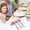 A, variant on EGNMCR Portable Children's Fork Spoon Creative Spoon Fork Stainless Steel+plastic Student Tableware Fork Spoon Chopsticks Set Batch Lunch tableware
