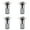 Silver(4PCS), variant on Sink Stopper Hair Catcher,Pop-Up Sink Drain Strainer with Removable Stainless Steel Strainer Basket Hair Catcher,Bathroom Sink Strainer for Bathroom Sink Stopper Replacement,Drain Hair Catcher,1PC