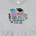 thumbnail image 4 of Inktastic My Mommy Did It and She Did It for Me with Graduation Cap Girls Baby Dress, 4 of 5