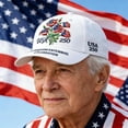 thumbnail image 6 of USA 250th Anniversary Commemorative Baseball Cap – Patriotic Bald Eagle Floral Embroidered Hat, Semiquincentennial Celebration, USA 250 Gift for Men & Women, 6 of 8
