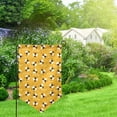 thumbnail image 2 of Wukai Cute Bee Butterfly Yelllow Print Garden Flag 12.5x18 Inch Double Sided Sun-resistant Rain-resistant, Wrinkle-resistant Colorfast(Only Flag), 2 of 7