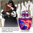 thumbnail image 3 of MUKTIVE Eagle Funeral Urns for Adult Ashes Men - American Flag Urns for Adult Female Ashes - Pink Cremation Urn for Funeral Dad - 10 Inch Large Urn for Grandma, 3 of 7