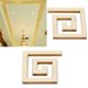 thumbnail image 5 of Pegatinas De Pared, Pegatina De Línea De Cintura De Aspecto Elegante Anticorrosión, Oficina Para Comedor Restaurante Hogar Fugacal Oro, 5 of 8