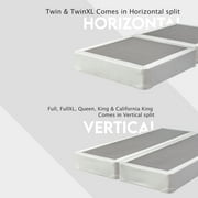 Continental Sleep, 4 Split wood Box Spring/Foundation for Mattress, Queen