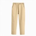 thumbnail image 3 of Child Boys Sweatpants Basic Straight Leg Jogger Pants with Pockets for 3-9 Years Kids Fall Winter Pants Kids Sweatpants Size 6-7 Years, 3 of 9