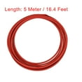 thumbnail image 5 of Uxcell 16.4Ft-3mm High TEMP Silicone Fiberglass Sleeve Insulation Cable Protectors Red, 5 of 5