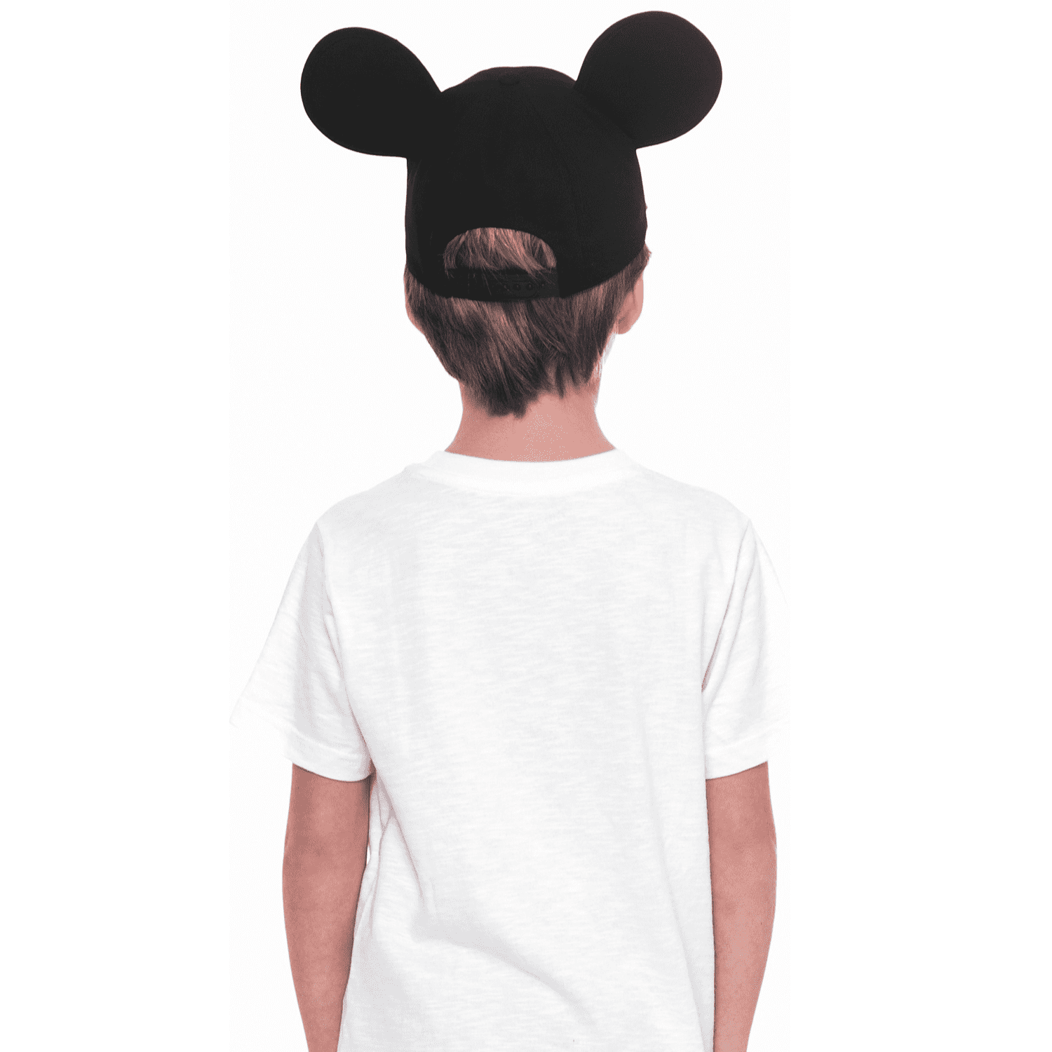 Disney Mickey Youth Black Ear Hat, (Boy's or Girl's)
