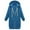 Blue, variant on Women's Casual Loose Zip up Long Hoodies Sweatshirt Outerwear Jacket Tunic Coat with Pockets