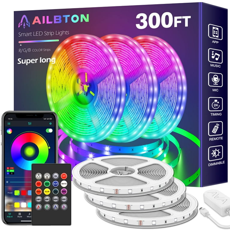 Voice control sale led strip lights