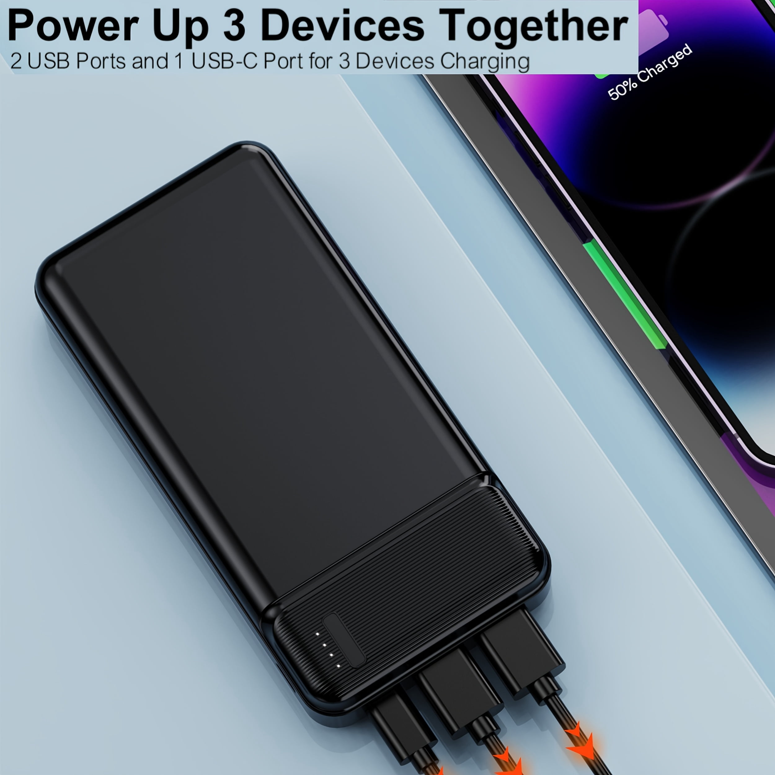 PD 22.5W 20000mAh Power Bank, USB-C Portable Charger for Phone Tablet Heated Clothes, Christmas Birthday Gift