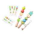 thumbnail image 2 of kokiya Beads Sequencing Toy Colorful Wooden Game Early Learning Educational Sensory Toy Style A, 2 of 10