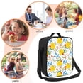 thumbnail image 5 of Honeii Ducks and Anchors Print Insulated Lunch Bag, Reusable Lunch Box for Adult, Leakproof Cooler Bag for Work Office Travel Picnic, 5 of 7