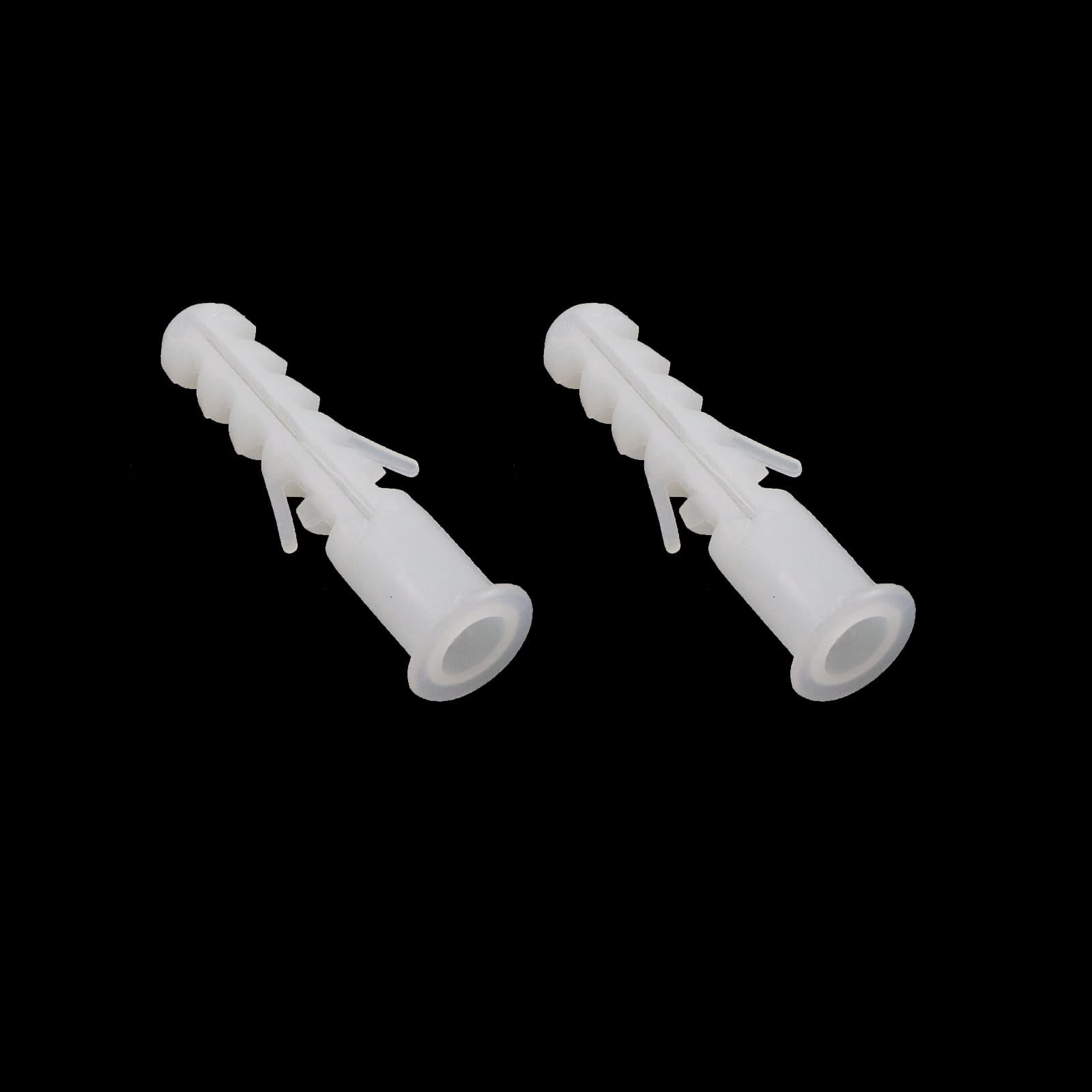 Expansion Tube,M5 x 25 mm Plastic Drywall Expansion Pipe Drywall Anchors Ribbed Wall Anchors,Pack of 1000