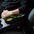 thumbnail image 6 of Pear Furry Printed Armrest Cover Mat Car Armrest Accessory Soft Comfortable 12.5x8.2 Inch, 6 of 6