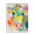 thumbnail image 4 of Stupell Industries Modern Paint Splatter Cow Cattle Vivid Design Framed Wall Art, 24 x 30, Design by Valerie Wieners, 4 of 5